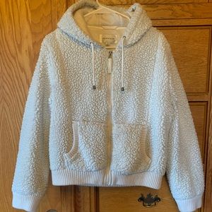 Hannah Sherpa Faux Fur Hooded Jacket